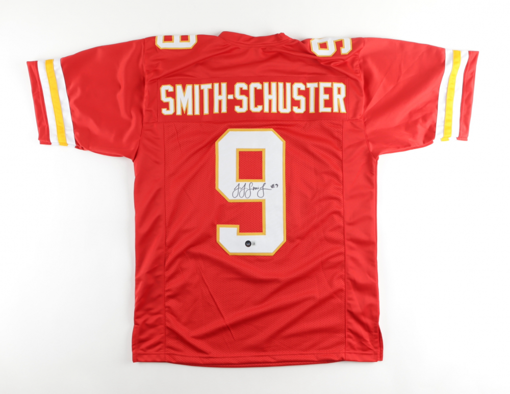 Autographed Chiefs JUJU SMITH-SCHUSTER Super Bowl LIX Replica Jersey