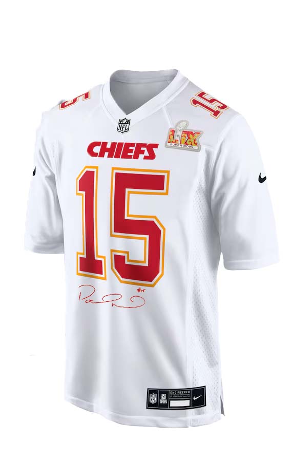 Autographed Chiefs PATRICK MAHOMES Super Bowl LIX Replica Jersey